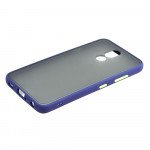 Wholesale LG Stylo 5 Slim Matte Hybrid Bumper Case (Blue)